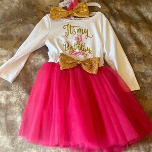 Baby girls 2nd birthday dress